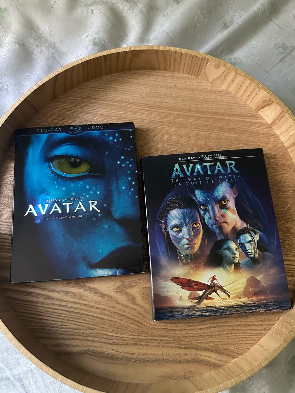 Avatar & Avatar Way of Water Blu-rays